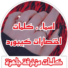 زخرفة . اسماء و كلمات مزخرفة أيقونة