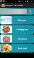 Calculateur de calories free capture d'écran 1