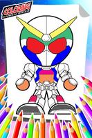 How To Color Kamen Rider poster