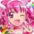 How to Color Pretty Cure