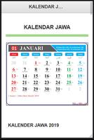 Kalender Jawa Hijriah Islamic 2019 الملصق