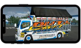 1 Schermata Mod Truk Bussid Full Strobo