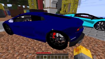 Mod samochodów do Minecraft PE plakat