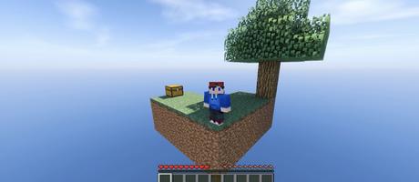 Sobrevivendo em Minecraft PE Cartaz
