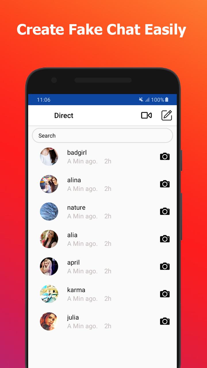 Android 用の 偽 インスタ チャット 偽 役職 直接 チャット Apk をダウンロード