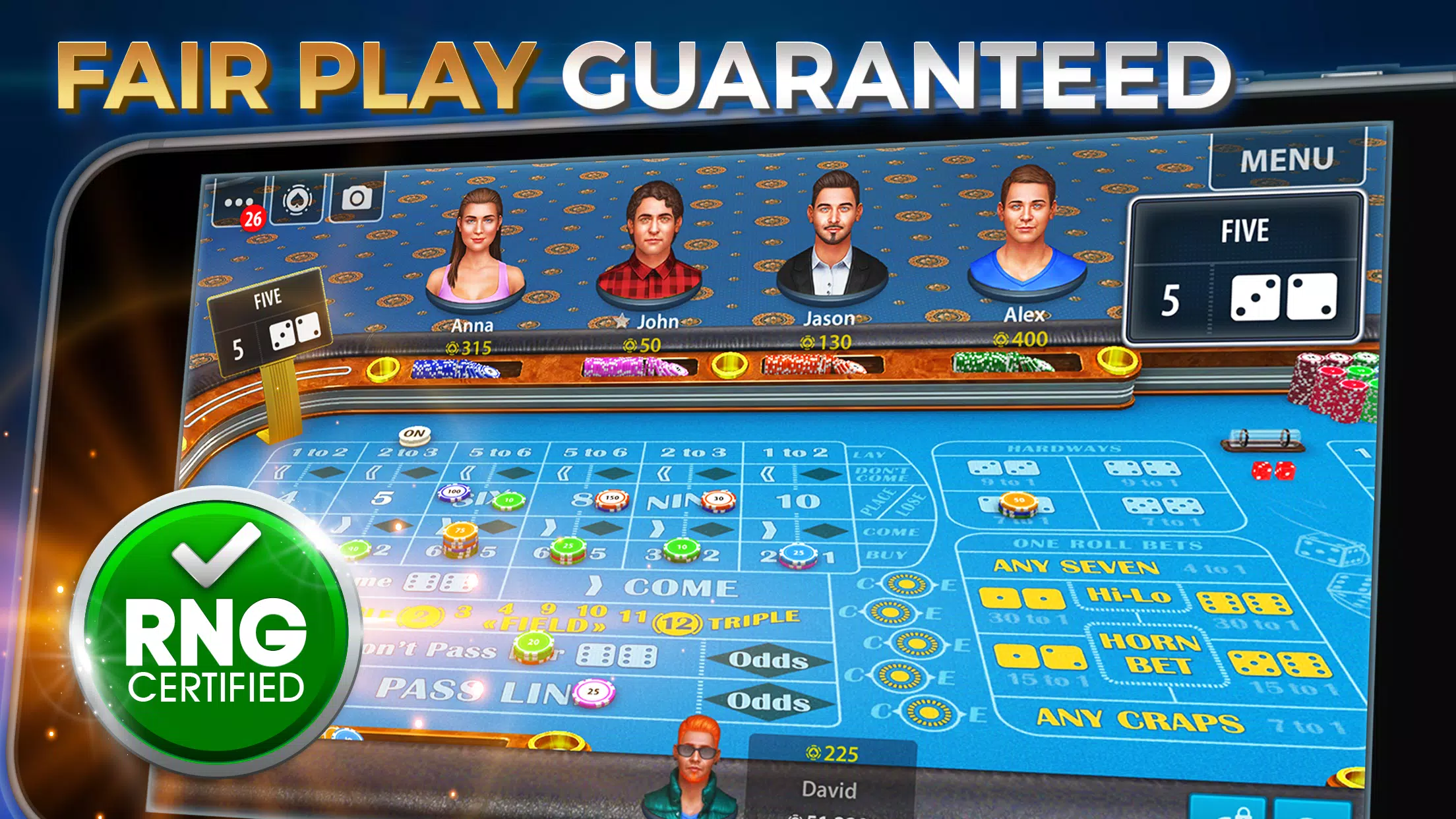 Vegas Craps by Pokerist APK for Android Download