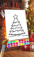 Christmas coloring poster