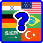 Guess the country flag - Quiz icono