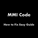 ”MMI Code How to Fix Easy Guide