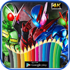 Comment colorer Kamen Rider icon