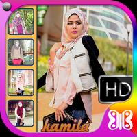 Hijab Jeans Selfie Kamera โปสเตอร์