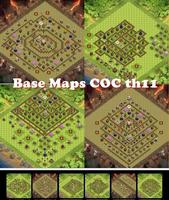 Cartes de base COC th11 Affiche