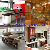 Diseño moderno de la cocina icono