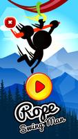 Rope Swing Man Plakat