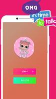 Chat With Pink Dolls For Kids Prank plakat