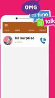 Chat With Pink Dolls For Kids Prank screenshot 1