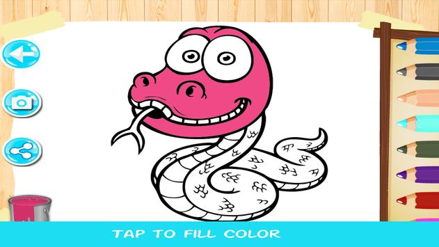 Snake Drawing Coloring pages - preschool Recolor für Android ...