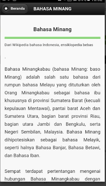 Kamus Lengkap Bhs Minang Padang Translator For Android Apk Download