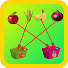 Kids Fruits Sorting Game icône
