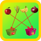 Kids Fruits Sorting Game 图标