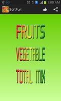 Kids Fruits Sorting Game Affiche