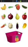 Kids Fruits Sorting Game ảnh chụp màn hình 1