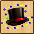 Kids connect the dots game icon