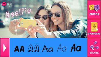 Awesome Text on Selfie Photos syot layar 2