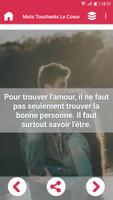 Mots Touchants Le Coeur اسکرین شاٹ 1