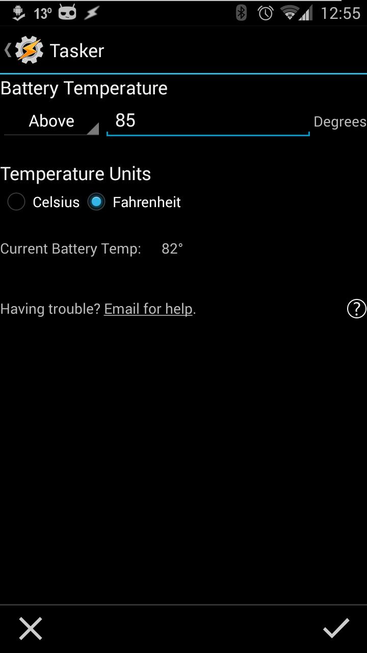 jern Tomat Fortære Battery Temperature Detection - Tasker Plug-In Latest Version 1.0.0 for  Android