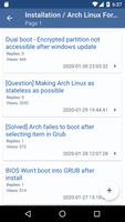 Archlinux Forums スクリーンショット 1