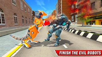 Kangaroo Car Robot Transform– Robot shooting game স্ক্রিনশট 3