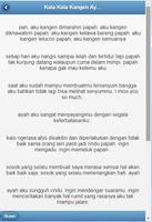 Kata-Kata Kangen Ayah dan Ibu captura de pantalla 3