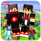 Youtuber Skin Pack For Minecraft 2021 圖標