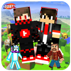 Youtuber Skin Pack For Minecraft 2021 ไอคอน