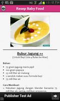 Resep Makanan untuk Bayi capture d'écran 2