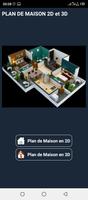 Plan de Maison 2D & 3D Affiche