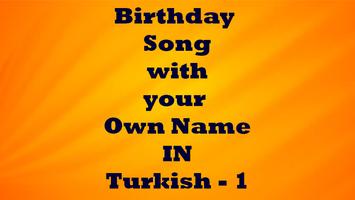 Birthday Song With Name in Turkish पोस्टर