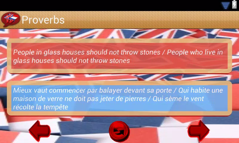Proverbes anglais - français APK pour Android Télécharger