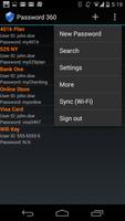 Password 360 Lite screenshot 1