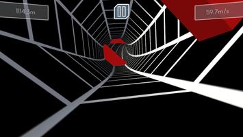 3D Infinito Tunnel Rush Traço imagem de tela 2