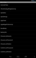 برنامه‌نما Hidden Android Settings عکس از صفحه