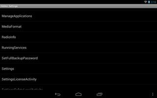 Hidden Android Settings اسکرین شاٹ 2