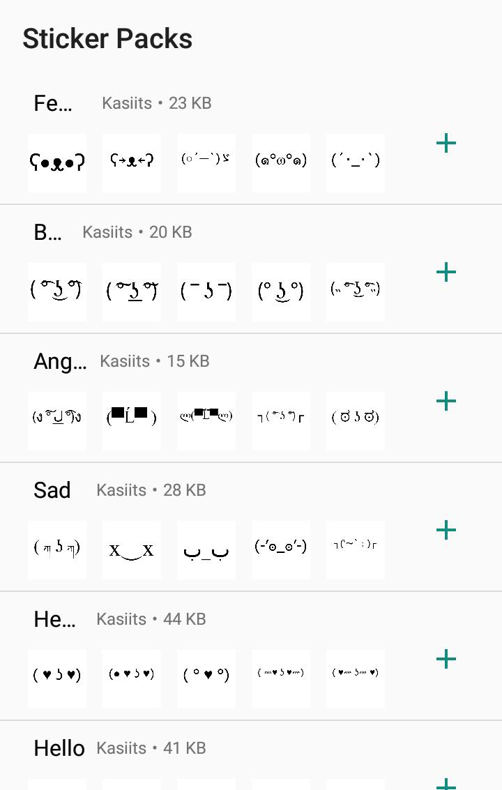 Ascii Pasta Stickers For Wp For Android Apk Download