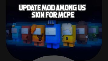Poster Update Mod Among Us Skin for MCPE