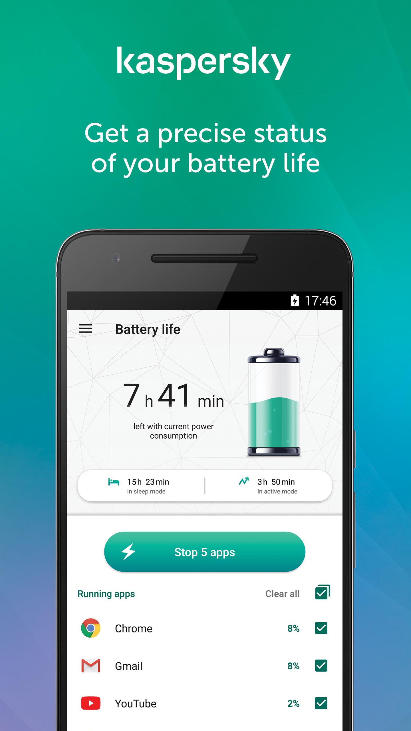 Kaspersky Battery Life: Saver APK for Android Download
