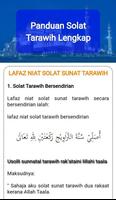 Panduan Solat Tarawih Lengkap تصوير الشاشة 3