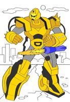 Robot Coloring Book تصوير الشاشة 3
