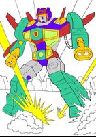 Robot Coloring Book تصوير الشاشة 1