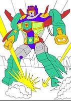 Robot Coloring Book اسکرین شاٹ 1